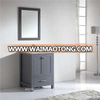 Natural Marble Countertop Solid Wood Bathroom Cabinet