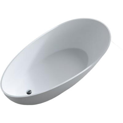 Acrylic Solid Surface artifical stone no overflow Adult Bathtub