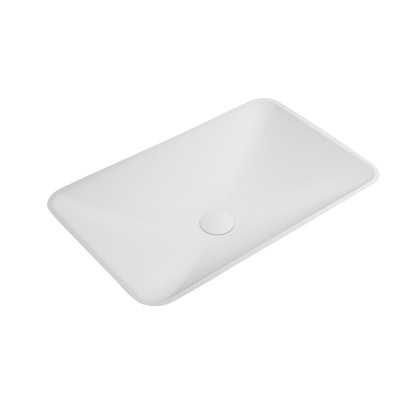 artifical stone square cheap wash basin for countertop