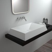 BS-8308 High quality modern Stone resin basin bathroom sink