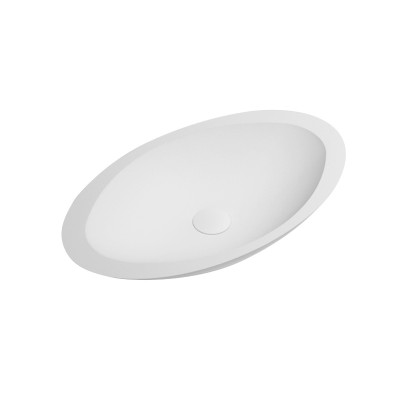 oval countertop low price stone wash basin