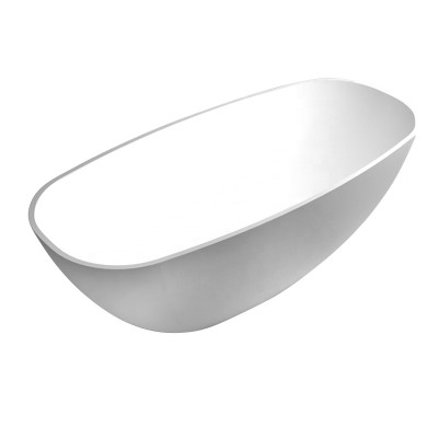 LLY stone resin  freestanding  soaking bathtub